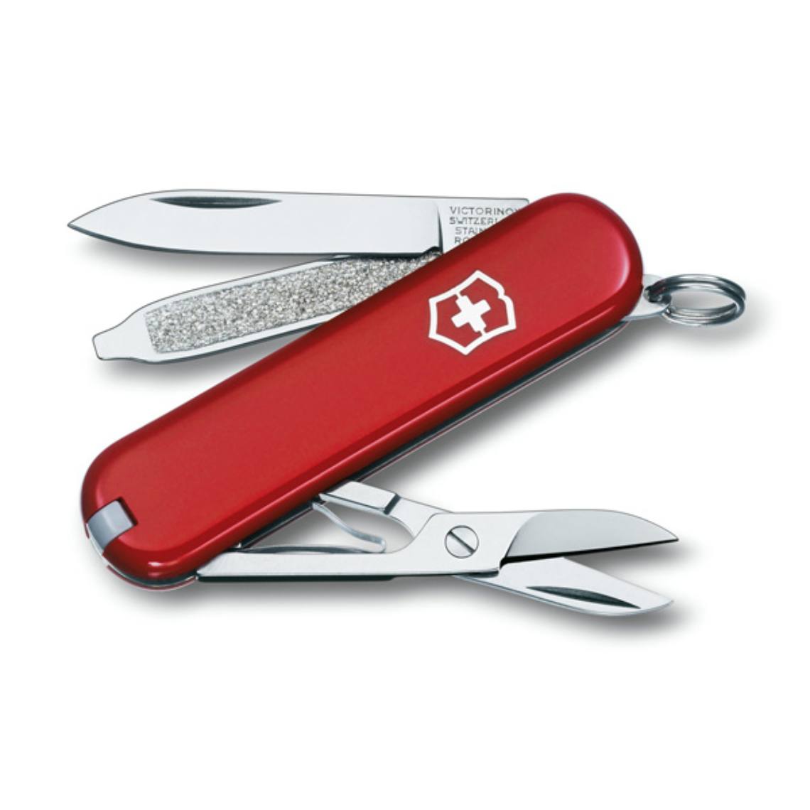 Нож-брелок VICTORINOX Classic SD, 58 мм, 7 функций, красный