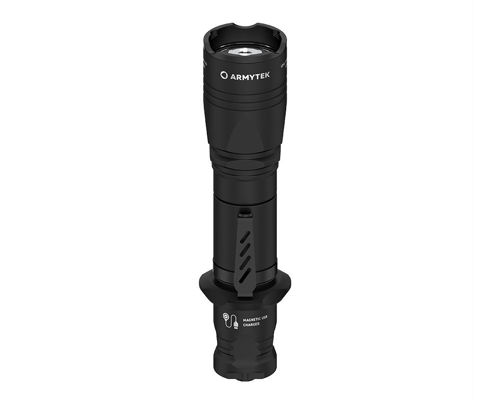 А_Фонарь тактический Armytek Dobermann Pro Magnet USB Теплый