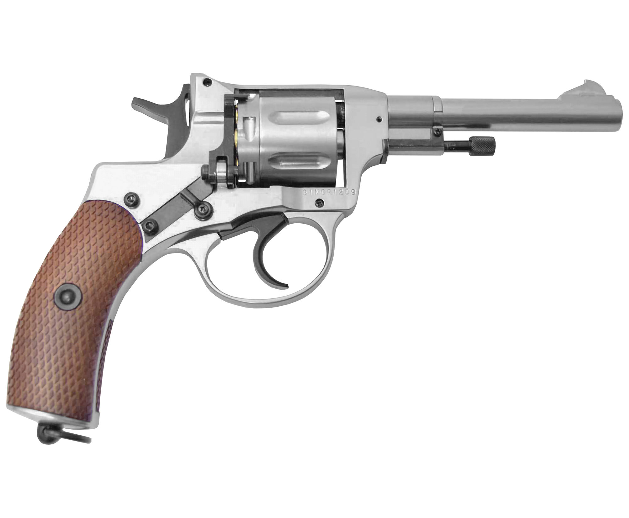 Пистолет пневм. Borner NGT-P Silver, кал. 4,5 мм/pellets