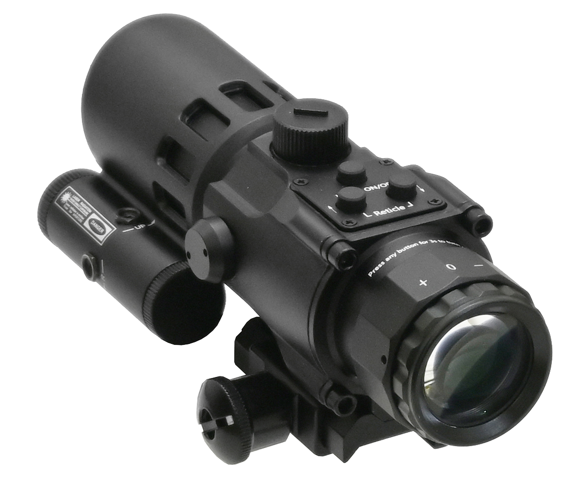 Прицел призматический с ЛЦУ красный PATRICT 4x32