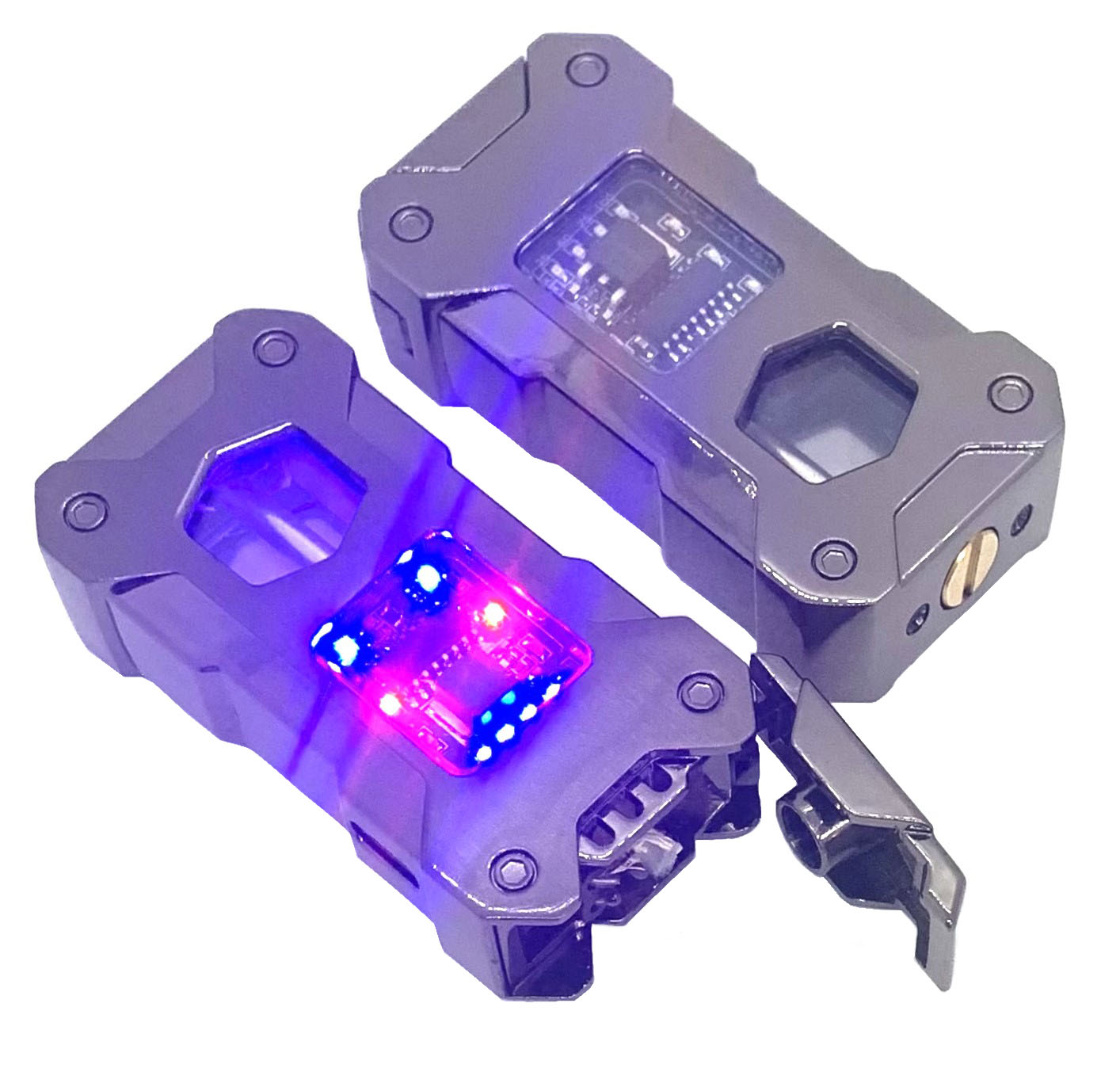 Набор подарочный (зажигалка USB бензиновая, бензин 25 мл, USB кабель) работа от движения
