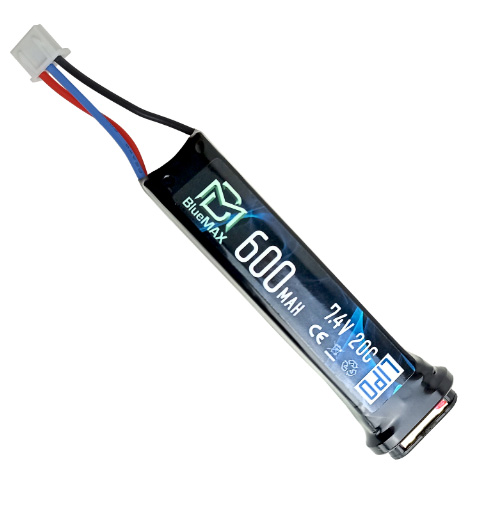 АКБ BlueMAX 7.4V Li-Po 600mAh AEP (для электропистолетов)