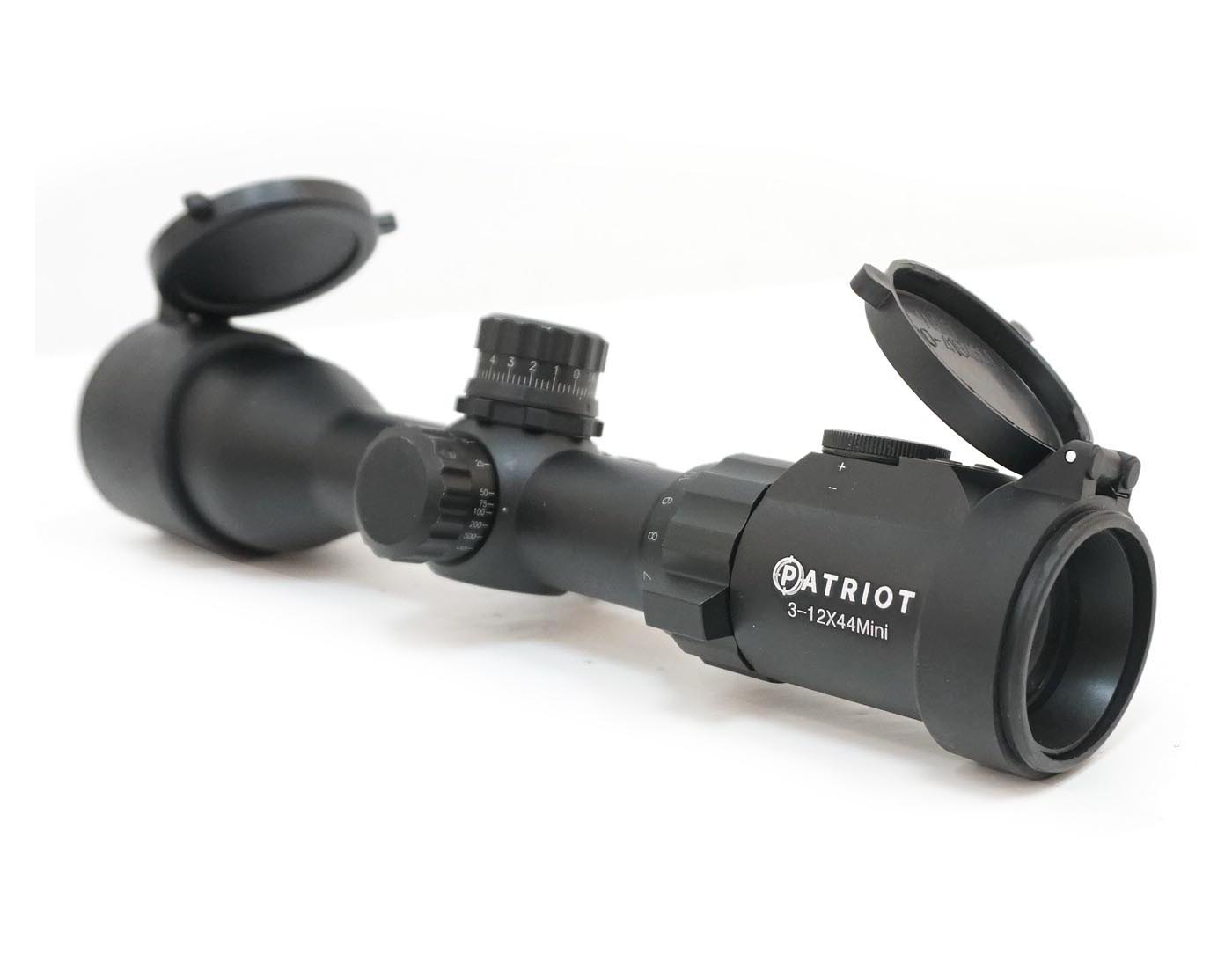 Оптический прицел PATRIOT P3-12х44AOEG Mil-Dot (Compact) гравированная сетка на стекле