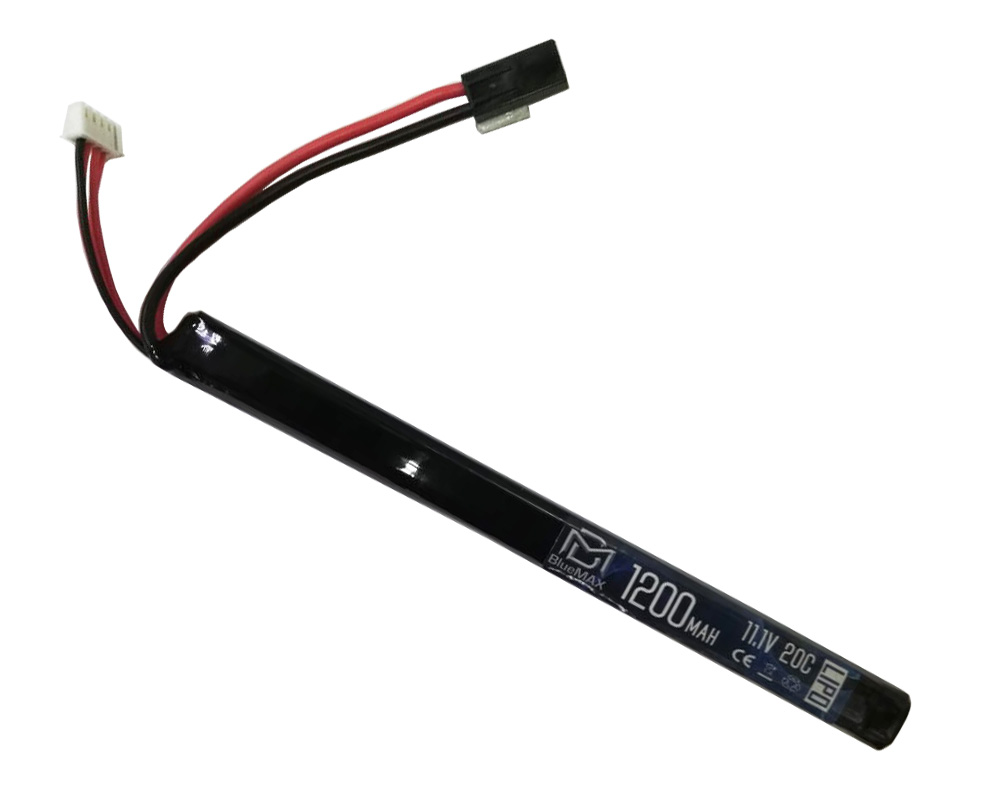 АКБ BlueMAX 1200mAh Lipo 11.1V 20C slim AK stick 17x15x185mm AK-серия под крышку