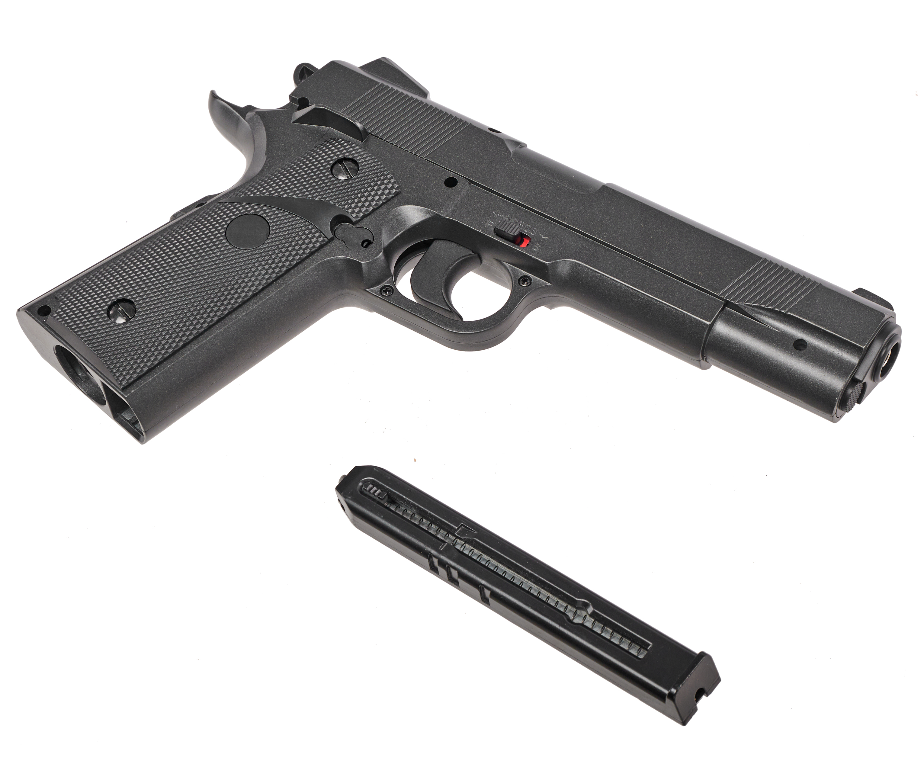 Пистолет пневм. Stalker S1911M (Colt 1911) кал.4,5 мм CO2 (металл) чёрный