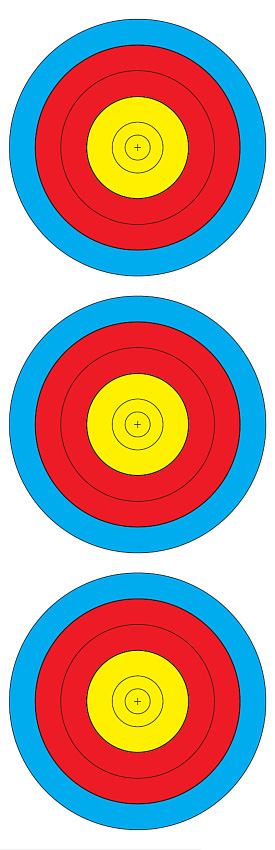 Мишень Centershot 3x20см Vertical
