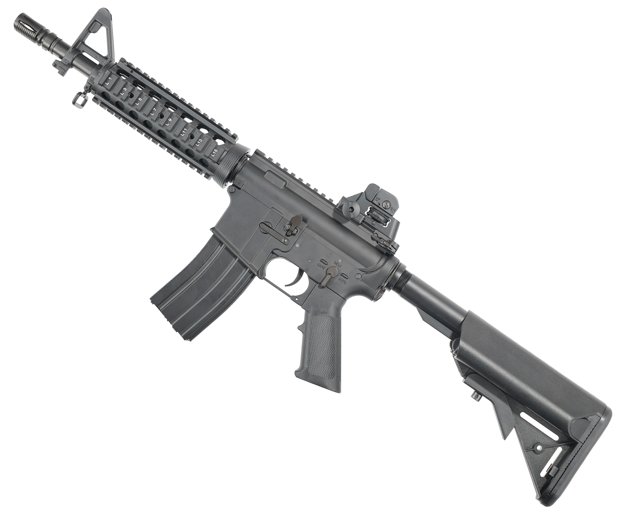 Автомат пневм. CYMA M4CQB (CM002) AEG, металл, пластик, складной приклад