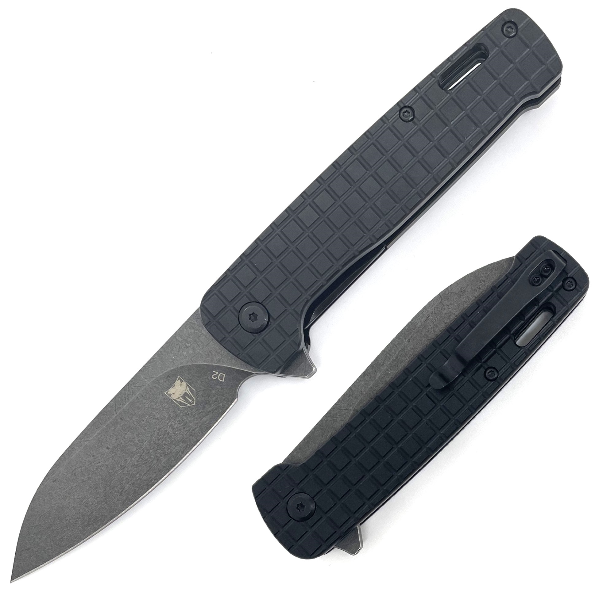 Нож скл. PB Cobratec BM020 D2 рук. сталь, черный