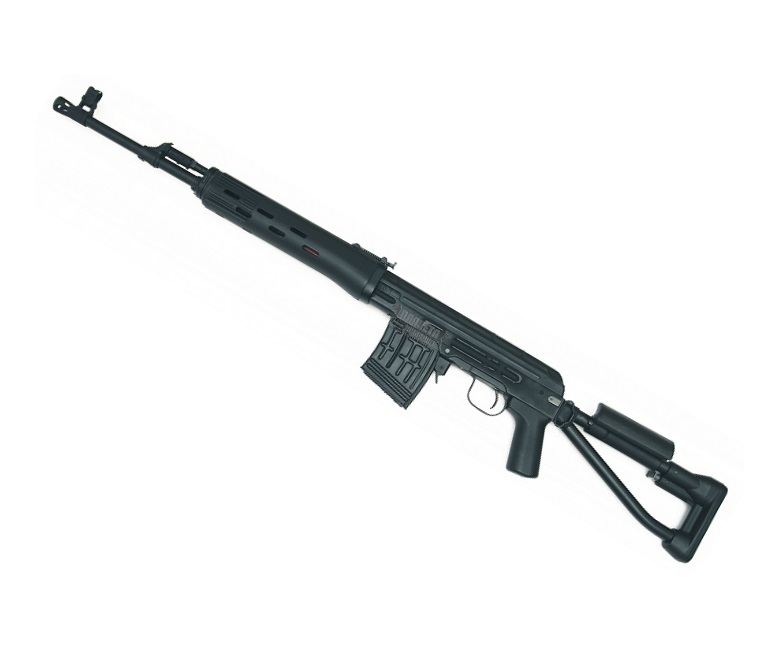 А_Винтовка пневм. CYMA SVD-S (CM057S) AEG, металл, пластик