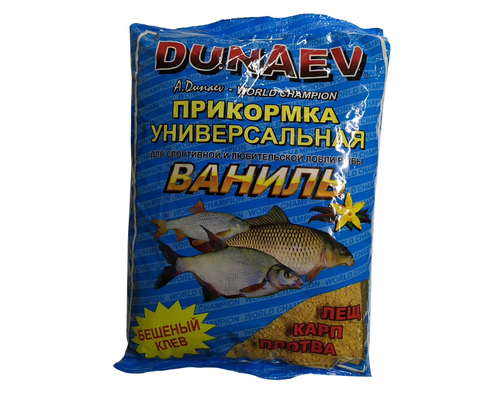 Прикормка "DUNAEV КЛАССИКА" 0,9 кг Универсальная Ваниль (Лещ+Карп+Плотва)