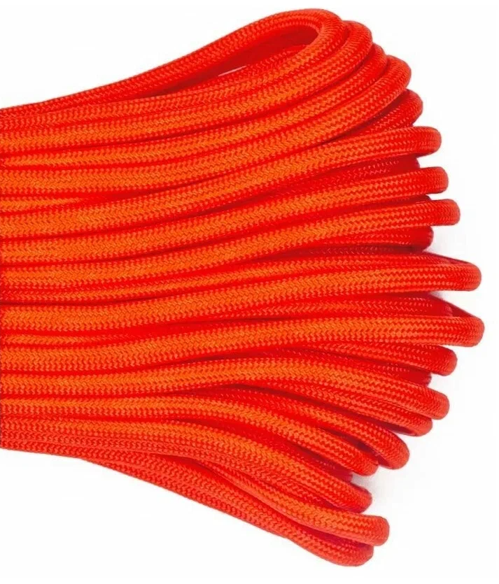 Паракорд CORD 4 мм neon orange (по 1 метру)