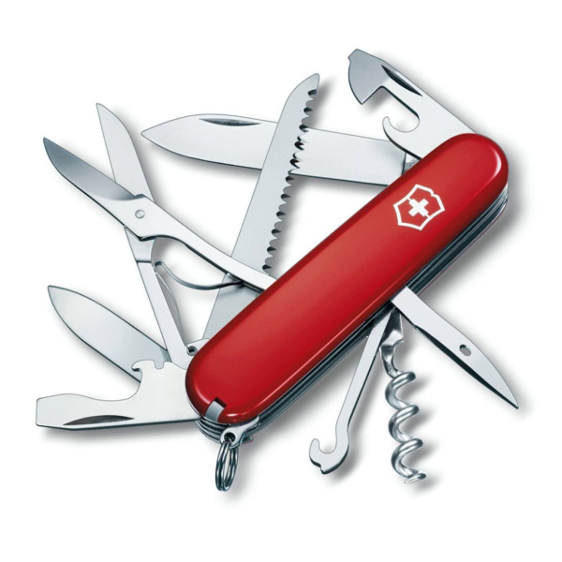 Нож перочинный VICTORINOX Huntsman, 91 мм, 15 функций, красный