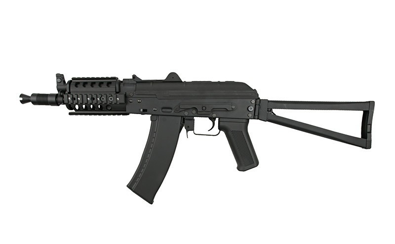Автомат пневм. CYMA, RKC-74У, AEG, метал., черн.пласт., RIS, складн. рамочн.прикл., ЗУ, АКБ