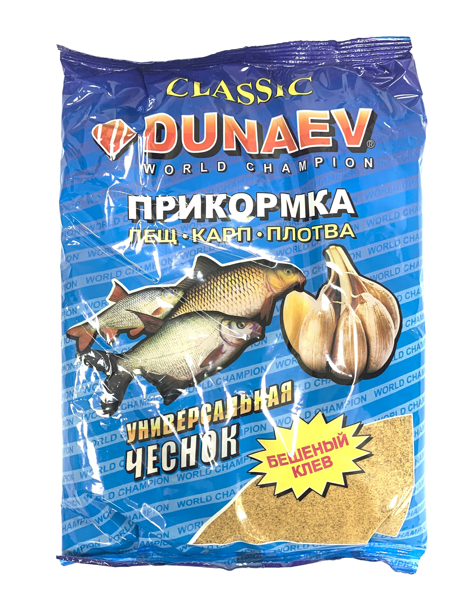 Прикормка "DUNAEV КЛАССИКА" 0,9 кг Универсальная Чеснок