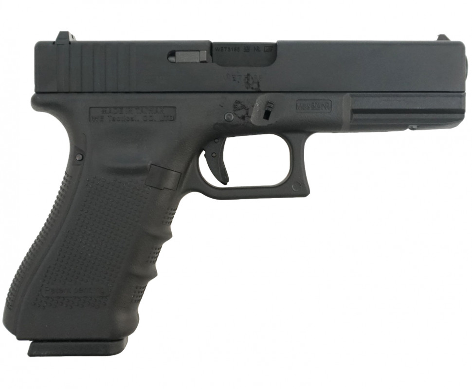 Пистолет пневм., WE, GLOCK 18 gen 4, GreenGas, авт., металл слайд